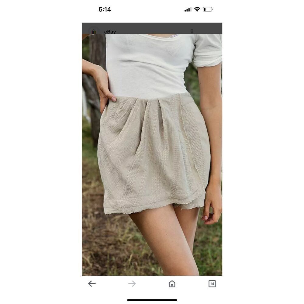 Free People Sofia Sarong Shorts Endless Summer Small